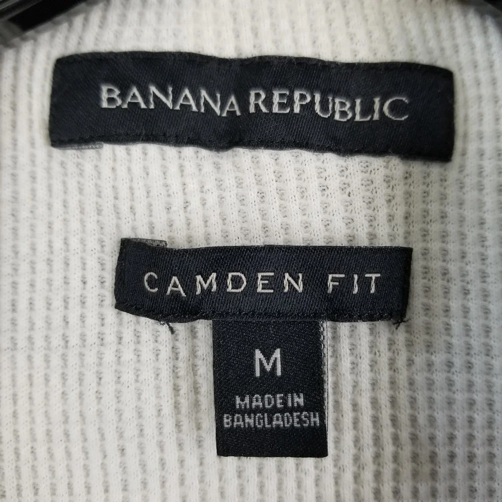 Banana Republic Shirt Men M Flannel Camden Fit Thermal‎ Lined Pockets Shacket
